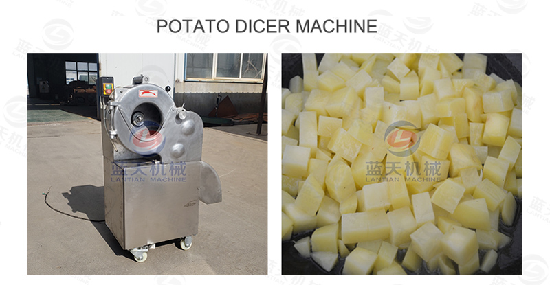 Potato dicer machine