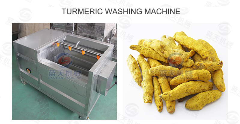 Turmeric washing machine