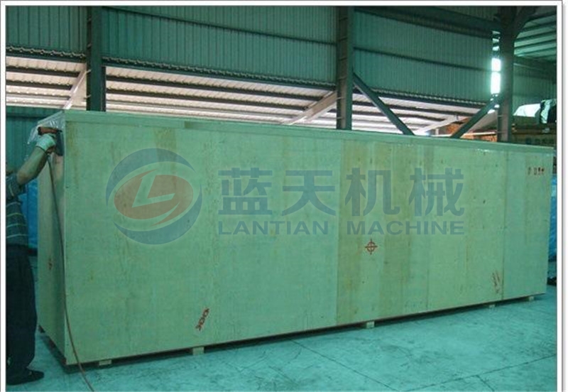 Delivery site of carrot slicer machine