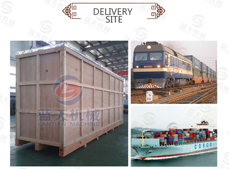 Delivery site of garlic dicer machine