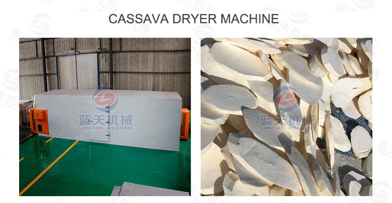 Cassava dryer machine
