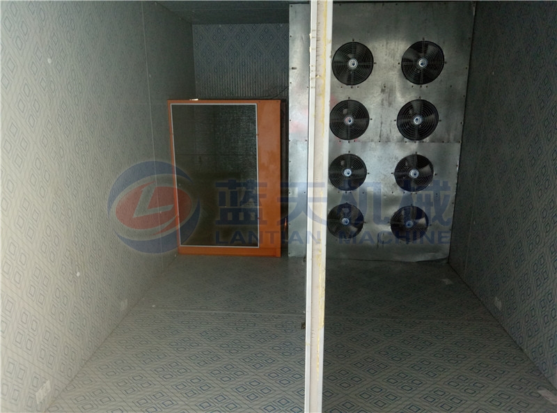 Installing site of bamboo shoots dryer mchine