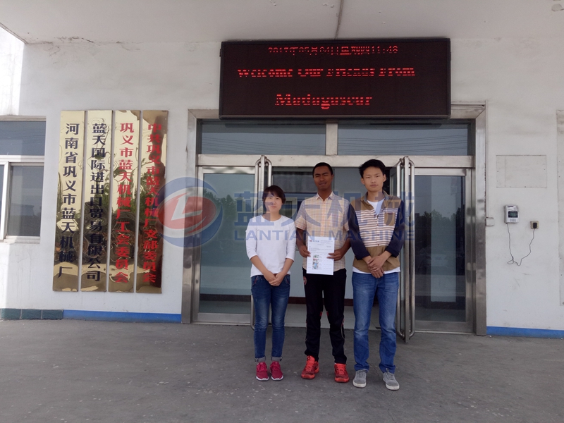 Customers of spinach drying machine