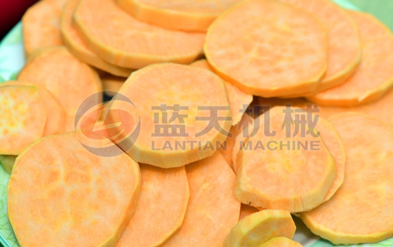 After drying by our sweet potatoes dryer machine,the nutritional value is well preserved