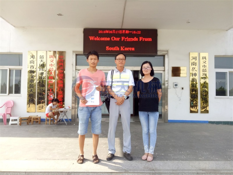 Customers of cassava drying machine